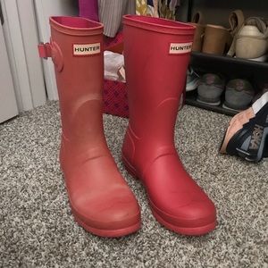 Hunter rain boots
